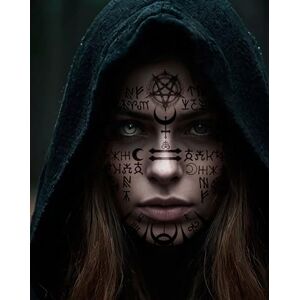 FIESTAS GUIRCA Tatouage Facial Satanique (30x13 cm) Maquillage FX pour Costumes de Démon et Halloween Tatouages Temporaires pour Fêtes d'Horreur et Cosplay Tous les Utilisateurs Noir - Publicité FIESTAS GUIRCA Tatouage Facial Satanique (30x13 cm) Maquillage FX pour Costumes de Démon et Halloween Tatouages Temporaires pour Fêtes d'Horreur et Cosplay Tous les Utilisateurs Noir - Publicité