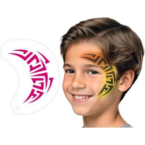 Tytoo Pochoirs de peinture faciale pour enfants, réutilisables et doux pour la peau, pochoirs de maquillage pour enfants, carnaval, Halloween et tatouages à paillettes (maori ) - Publicité Tytoo Pochoirs de peinture faciale pour enfants, réutilisables et doux pour la peau, pochoirs de maquillage pour enfants, carnaval, Halloween et tatouages à paillettes (maori ) - Publicité