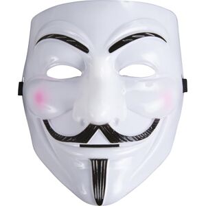 P'tit Clown 23520 Masque Adulte Rigide Anonyme Blanc Braqueur, Anonymous, Vendetta, Hacker Parfait pour Carnaval, Anniversaire, Halloween, Cosplay, Fêtes Costumées et Évènements à Thème - Publicité P'tit Clown 23520 Masque Adulte Rigide Anonyme Blanc Braqueur, Anonymous, Vendetta, Hacker Parfait pour Carnaval, Anniversaire, Halloween, Cosplay, Fêtes Costumées et Évènements à Thème - Publicité