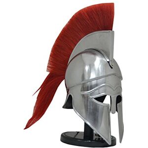 Antique Surin Shakti Entreprises médiéval grec Corinthian Armour casque avec Rouge Plume Knight casque de Spartan Réplique - Publicité Antique Surin Shakti Entreprises médiéval grec Corinthian Armour casque avec Rouge Plume Knight casque de Spartan Réplique - Publicité
