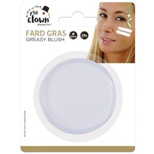 P'tit Clown 91014 Fard Gras Blanc 10 g Ø 6,5 cm Pallete de Maquillage Déguisement Adulte Make-up Peinture Visage Lavable Non Toxique Carnaval, Halloween, Anniversaire, Cosplay - Publicité P'tit Clown 91014 Fard Gras Blanc 10 g Ø 6,5 cm Pallete de Maquillage Déguisement Adulte Make-up Peinture Visage Lavable Non Toxique Carnaval, Halloween, Anniversaire, Cosplay - Publicité