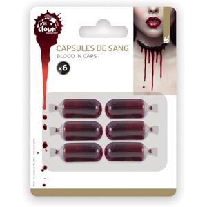 P'tit Clown Capsules de Faux Sang Blister de 6 1 g Maquillage Déguisement Make-up Sang de Théâtre Fake Blood Peinture Visage Sang de Film Effet Spécial Plaies Halloween Carnaval Cosplay - Publicité P'tit Clown Capsules de Faux Sang Blister de 6 1 g Maquillage Déguisement Make-up Sang de Théâtre Fake Blood Peinture Visage Sang de Film Effet Spécial Plaies Halloween Carnaval Cosplay - Publicité