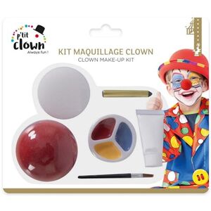 P'tit Clown 23350 Kit Maquillage Clown Enfant Make-up Peinture Visage Facile à Utiliser -Lavable Non Toxique Déguisement Carnaval, Halloween, Anniversaire, Cosplay - Publicité P'tit Clown 23350 Kit Maquillage Clown Enfant Make-up Peinture Visage Facile à Utiliser -Lavable Non Toxique Déguisement Carnaval, Halloween, Anniversaire, Cosplay - Publicité