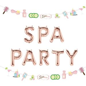LaVenty Lot de 2 Ballons Spa Party Décoration Vernis à Ongles, Bannière, Thème Anniversaire, Fête Salon, Décoration Maquillage - Publicité LaVenty Lot de 2 Ballons Spa Party Décoration Vernis à Ongles, Bannière, Thème Anniversaire, Fête Salon, Décoration Maquillage - Publicité