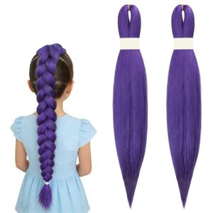 XILEPINGAN 2 Pièces Cheveux violets peuvent être tressés, Rajout Cheveux Tresses Violet, Perruque Ruu-mi Violette, Idéale pour Cosplay, Fête Halloween, Fêtes Thématiques, Bals Masqués, Carnaval - Publicité XILEPINGAN 2 Pièces Cheveux violets peuvent être tressés, Rajout Cheveux Tresses Violet, Perruque Ruu-mi Violette, Idéale pour Cosplay, Fête Halloween, Fêtes Thématiques, Bals Masqués, Carnaval - Publicité