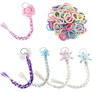 OAOSDH 5 Pièces Pour Les Perruques De Filles, Avec 100 Morceaux De Mini Anneaux De Cheveux, Des Perruques Colorées, Des Accessoires De Conception De Coiffures Et Des Accessoires De Cheveux Pour Filles. Publicité OAOSDH 5 Pièces Pour Les Perruques De Filles, Avec 100 Morceaux De Mini Anneaux De Cheveux, Des Perruques Colorées, Des Accessoires De Conception De Coiffures Et Des Accessoires De Cheveux Pour Filles. Publicité