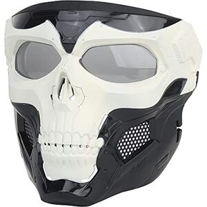 OAREA Masque d'halloween Masques de Squelette du crâne de crâne avec Goggle for Cosplay Film Propps Fête de Mascarade (Color : BK+White) - Publicité OAREA Masque d'halloween Masques de Squelette du crâne de crâne avec Goggle for Cosplay Film Propps Fête de Mascarade (Color : BK+White) - Publicité