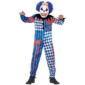 Smiffys Costume clown sinistre deluxe, avec combinaison, masque en EVA, cerveau & cheveux attachés Halloween - Publicité Smiffys Costume clown sinistre deluxe, avec combinaison, masque en EVA, cerveau & cheveux attachés Halloween - Publicité