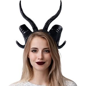 Spooktacular Creations Halloween noir diable cornes bandeau cornes cosplay bandeau corne casque pour accessoires de Costume d'Halloween, Cosplay - Publicité Spooktacular Creations Halloween noir diable cornes bandeau cornes cosplay bandeau corne casque pour accessoires de Costume d'Halloween, Cosplay - Publicité