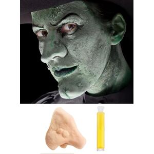 Maskworld Nez de sorcière Application en latex avec colle pour la peau Maquillage à effet spécial pour Halloween, carnaval et fête d'horreur - Publicité Maskworld Nez de sorcière Application en latex avec colle pour la peau Maquillage à effet spécial pour Halloween, carnaval et fête d'horreur - Publicité