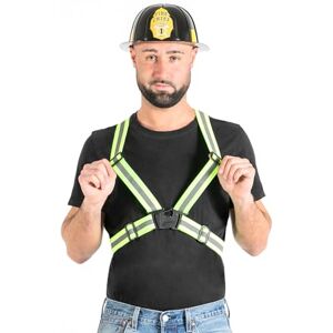 Ciao Pompier kit de déguisement (casque, bretelles réfléchissantes) - Publicité Ciao Pompier kit de déguisement (casque, bretelles réfléchissantes) - Publicité