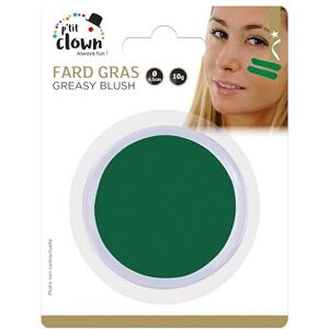 P'tit Clown 91018 Fard Gras Vert 10 g Ø 6,5 cm Pallete de Maquillage Déguisement Adulte Make-up Peinture Visage Lavable Non Toxique Carnaval, Halloween, Anniversaire, Cosplay - Publicité P'tit Clown 91018 Fard Gras Vert 10 g Ø 6,5 cm Pallete de Maquillage Déguisement Adulte Make-up Peinture Visage Lavable Non Toxique Carnaval, Halloween, Anniversaire, Cosplay - Publicité