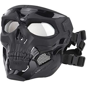 AOUTACC Masque Intégral pour Paintball, Airsoft, Masque de Protection Intégral avec Protection des Yeux pour Paintball, Jeux de Guerre, Halloween, Cosplay, Fête Costumée (Noir) - Publicité AOUTACC Masque Intégral pour Paintball, Airsoft, Masque de Protection Intégral avec Protection des Yeux pour Paintball, Jeux de Guerre, Halloween, Cosplay, Fête Costumée (Noir) - Publicité