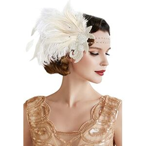 BABEYOND Bandeau Gatsby, Headband Cristal 1920s Plume Gatsby Flapper Accessoires Charleston Bandeau Année 20 Vintage Partie à Thème - Publicité BABEYOND Bandeau Gatsby, Headband Cristal 1920s Plume Gatsby Flapper Accessoires Charleston Bandeau Année 20 Vintage Partie à Thème - Publicité