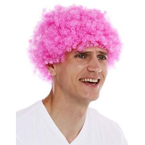 WIG ME UP MMAM-9M-K1156T Perruque Carnaval Hommes Femmes Clown Rose Pink Afro Courte bouclée frisée - Publicité WIG ME UP MMAM-9M-K1156T Perruque Carnaval Hommes Femmes Clown Rose Pink Afro Courte bouclée frisée - Publicité