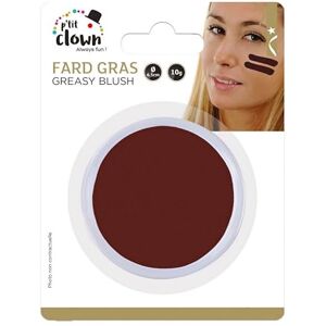 P'tit Clown 91019 Fard Gras Marron 10 g Ø 6,5 cm Pallete de Maquillage Déguisement Adulte Make-up Peinture Visage Lavable Non Toxique Carnaval, Halloween, Anniversaire, Cosplay - Publicité P'tit Clown 91019 Fard Gras Marron 10 g Ø 6,5 cm Pallete de Maquillage Déguisement Adulte Make-up Peinture Visage Lavable Non Toxique Carnaval, Halloween, Anniversaire, Cosplay - Publicité