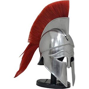 Nautical Replica Hub Casque d'armure grecque médiéval corinthien avec Red Plume Knight Spartan - Publicité Nautical Replica Hub Casque d'armure grecque médiéval corinthien avec Red Plume Knight Spartan - Publicité