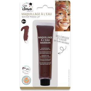 P'tit Clown Fard à l'Eau avec Pinceau Maquillage Déguisement Make-up Adulte Peinture Visage Lavable Non Toxique Halloween, Carnaval, Anniversaire, Cosplay, Kermesse (Marron) - Publicité P'tit Clown Fard à l'Eau avec Pinceau Maquillage Déguisement Make-up Adulte Peinture Visage Lavable Non Toxique Halloween, Carnaval, Anniversaire, Cosplay, Kermesse (Marron) - Publicité