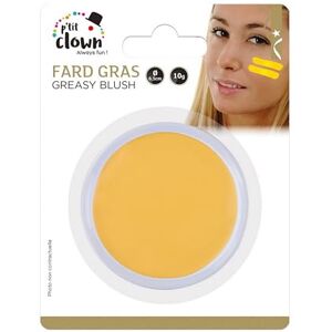 P'tit Clown 91017 Fard Gras Jaune 10 g Ø 6,5 cm Pallete de Maquillage Déguisement Adulte Make-up Peinture Visage Lavable Non Toxique Carnaval, Halloween, Anniversaire, Cosplay - Publicité P'tit Clown 91017 Fard Gras Jaune 10 g Ø 6,5 cm Pallete de Maquillage Déguisement Adulte Make-up Peinture Visage Lavable Non Toxique Carnaval, Halloween, Anniversaire, Cosplay - Publicité