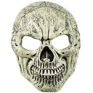 Boland 72238 Masque facial crâne, accessoire de costume, accessoire d'Halloween - Publicité Boland 72238 Masque facial crâne, accessoire de costume, accessoire d'Halloween - Publicité