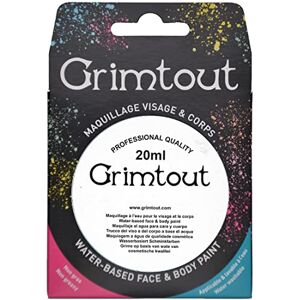 GRIM'TOUT Galet de maquillage Blanc Nacré - Publicité GRIM'TOUT Galet de maquillage Blanc Nacré - Publicité