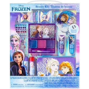 Townley Girl Disney Frozen Set de Maquillage Super Pailleté pour Filles avec Clèvres, gloss, stickers pour ongles, baumes, pierres précieuses et Miroir Pour fêtes et soirées - Publicité Townley Girl Disney Frozen Set de Maquillage Super Pailleté pour Filles avec Clèvres, gloss, stickers pour ongles, baumes, pierres précieuses et Miroir Pour fêtes et soirées - Publicité