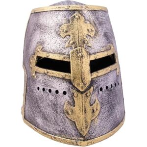 Ameisenkeks® Casque de chevalier pour enfant avec visière Casque de déguisement médiéval Accessoires de jeu de rôle pour chevalier et château Plastique Taille : environ 57 cm - Publicité Ameisenkeks® Casque de chevalier pour enfant avec visière Casque de déguisement médiéval Accessoires de jeu de rôle pour chevalier et château Plastique Taille : environ 57 cm - Publicité