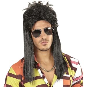 W WIDMANN MILANO Party Fashion Perruque Mullet Style années 80/90, Accessoire de Costume et de fête pour Carnaval, soirée à thème - Publicité W WIDMANN MILANO Party Fashion Perruque Mullet Style années 80/90, Accessoire de Costume et de fête pour Carnaval, soirée à thème - Publicité