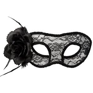 Boland – Masque en dentelle avec décoration florale, masque élégant pour Halloween, bal masqué et soirée à thème - Publicité Boland – Masque en dentelle avec décoration florale, masque élégant pour Halloween, bal masqué et soirée à thème - Publicité