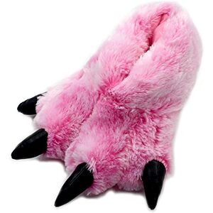 Millffy pantoufles drôles Grizzly ours peluche fourrure griffe patte pantoufles tout-petits, enfants et adultes chaussures de Costume (Large (Taille des femmes), Tigre rose) - Publicité Millffy pantoufles drôles Grizzly ours peluche fourrure griffe patte pantoufles tout-petits, enfants et adultes chaussures de Costume (Large (Taille des femmes), Tigre rose) - Publicité