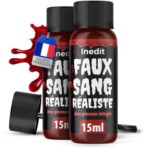 nedit Faux Sang Faux Sang Halloween avec Pinceau – Maquillage Corps & Visage Lavable – Accessoires Blessure Réaliste – Qualité Premium (30 ml) - Publicité nedit Faux Sang Faux Sang Halloween avec Pinceau – Maquillage Corps & Visage Lavable – Accessoires Blessure Réaliste – Qualité Premium (30 ml) - Publicité