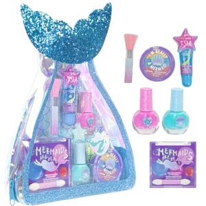 Townley Girl - Mermaid Vibes - 8-Piece - Sac de sirène - Makeup Set - Publicité Townley Girl - Mermaid Vibes - 8-Piece - Sac de sirène - Makeup Set - Publicité