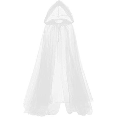 GRACEART Médiévale Sorcier Diable Tüll Cape Halloween Manteaux à Capuche Poncho avec Capuchon Longue Déguisement - Publicité GRACEART Médiévale Sorcier Diable Tüll Cape Halloween Manteaux à Capuche Poncho avec Capuchon Longue Déguisement - Publicité