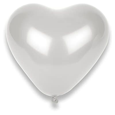Atosa 8 Ballons cœurs blancs 33 x 32 cm Blanc Taille Unique - Publicité Atosa 8 Ballons cœurs blancs 33 x 32 cm Blanc Taille Unique - Publicité