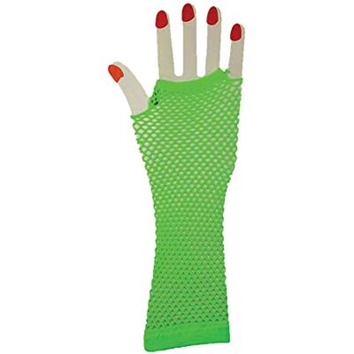 The Glowhouse Gants résille fluo des années 80, courts et longs, couleurs vives - Publicité The Glowhouse Gants résille fluo des années 80, courts et longs, couleurs vives - Publicité
