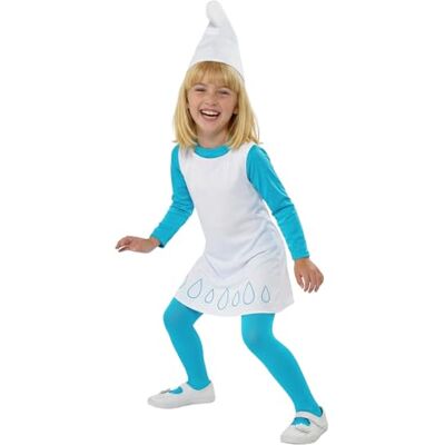 Metamorph Die Schlümpfe – Schlumpfine - white - light blue sleeves - polyester - Costume - Publicité Metamorph Die Schlümpfe – Schlumpfine - white - light blue sleeves - polyester - Costume - Publicité
