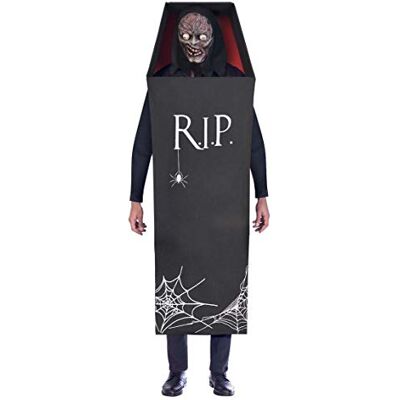 amscan Homme Scary Coffin Costume Adults Standard Size 1 Pc Costumes Not Applicable, Multicolore, Taille Standard - Publicité amscan Homme Scary Coffin Costume Adults Standard Size 1 Pc Costumes Not Applicable, Multicolore, Taille Standard - Publicité