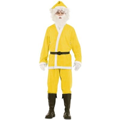 EUROCARNAVALES FYASA Déguisement de Père Noël jaune pour adulte - Publicité EUROCARNAVALES FYASA Déguisement de Père Noël jaune pour adulte - Publicité