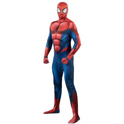 Jazwares Marvel Costume d'Halloween Spider-Man Zentai pour adulte - Publicité Jazwares Marvel Costume d'Halloween Spider-Man Zentai pour adulte - Publicité