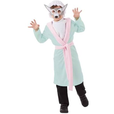 Fun Shack Deguisement Loup Grand-Mere Enfant, Costume Conte Halloween Robe de Chambre, Queue, Masque & Bonnet, Look de Loup, Parfait pour Halloween, Idéal pour les Jeux de Rôle - Publicité Fun Shack Deguisement Loup Grand-Mere Enfant, Costume Conte Halloween Robe de Chambre, Queue, Masque & Bonnet, Look de Loup, Parfait pour Halloween, Idéal pour les Jeux de Rôle - Publicité