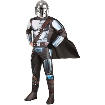 Jazwares Costume de mandalorien Star Wars de luxe pour adulte, costume d'Halloween pour homme, sous licence officielle - Publicité Jazwares Costume de mandalorien Star Wars de luxe pour adulte, costume d'Halloween pour homme, sous licence officielle - Publicité