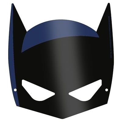 Générique - Batman Gotham City - 8 Masques Enfant - Carton - Masks - Publicité Générique - Batman Gotham City - 8 Masques Enfant - Carton - Masks - Publicité