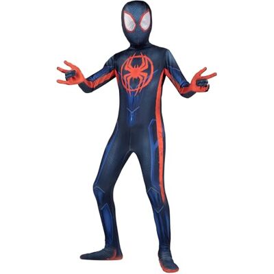 Jazwares Marvel Costume de Spider-Man Miles Morales Zentai pour enfant Costume Spiderman pour Halloween - Publicité Jazwares Marvel Costume de Spider-Man Miles Morales Zentai pour enfant Costume Spiderman pour Halloween - Publicité