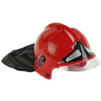 Theo Klein 8918 Casque de pompier rouge avec visière fixe et protège-nuque Avec serre-tête ajustable Dimensions : 31 x 17,5 x 21 cm Pour les enfants à partir de 3 ans - Publicité Theo Klein 8918 Casque de pompier rouge avec visière fixe et protège-nuque Avec serre-tête ajustable Dimensions : 31 x 17,5 x 21 cm Pour les enfants à partir de 3 ans - Publicité