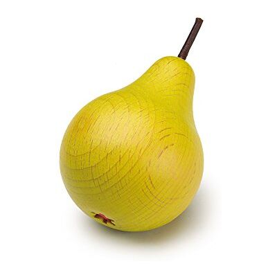 Erzi en bois Play Food Pretend Play épicerie Fruits, En forme de poire version anglaise - Publicité Erzi en bois Play Food Pretend Play épicerie Fruits, En forme de poire version anglaise - Publicité