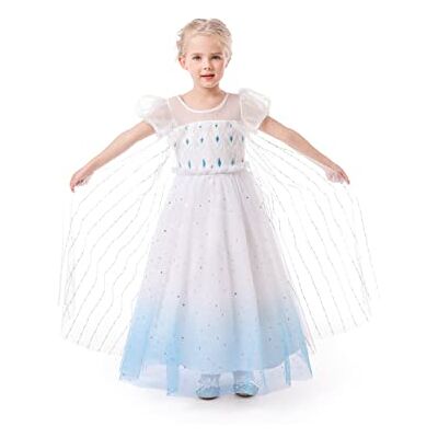 Elsa Robe Princesse pour Filles Déguisement Reine des Neiges pour Filles Robe Princesse Filles pour Fêtes, Anniversaires, Déguisements & Halloween Deguisement Robe de Princesse 8-9 ans - Publicité Elsa Robe Princesse pour Filles Déguisement Reine des Neiges pour Filles Robe Princesse Filles pour Fêtes, Anniversaires, Déguisements & Halloween Deguisement Robe de Princesse 8-9 ans - Publicité