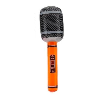 FYCAR Microphone gonflable géant 43 cm Taille unique - Publicité FYCAR Microphone gonflable géant 43 cm Taille unique - Publicité