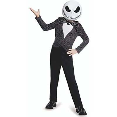 Disney Costume d'Halloween officiel Jack Skellington », 4-6 (Classique) pour enfant, Sous licence officielle Disguise - Publicité Disney Costume d'Halloween officiel Jack Skellington », 4-6 (Classique) pour enfant, Sous licence officielle Disguise - Publicité