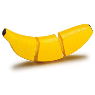 Erzi Pretend Play en bois épicerie Merchandize Banane pour couper, 12.6 x 5.0 x 2.7 cm Version Anglaise - Publicité Erzi Pretend Play en bois épicerie Merchandize Banane pour couper, 12.6 x 5.0 x 2.7 cm Version Anglaise - Publicité