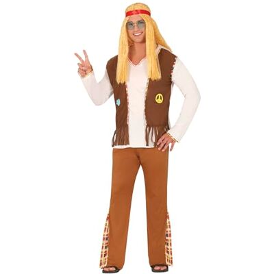 Fiestas Guirca - Costume Hippie Adulte Taille 46-48 - Costumes - Publicité Fiestas Guirca - Costume Hippie Adulte Taille 46-48 - Costumes - Publicité
